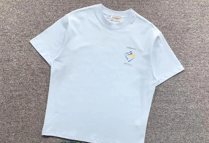 Casablanca T-Shirts Short-Sleeve Graphic T-Shirt — 5