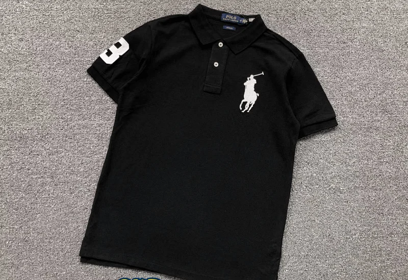 Ralph Lauren T-Shirts Short-sleeve polo shirt with Big Pony embroidery and sleeve 3 patch — 1