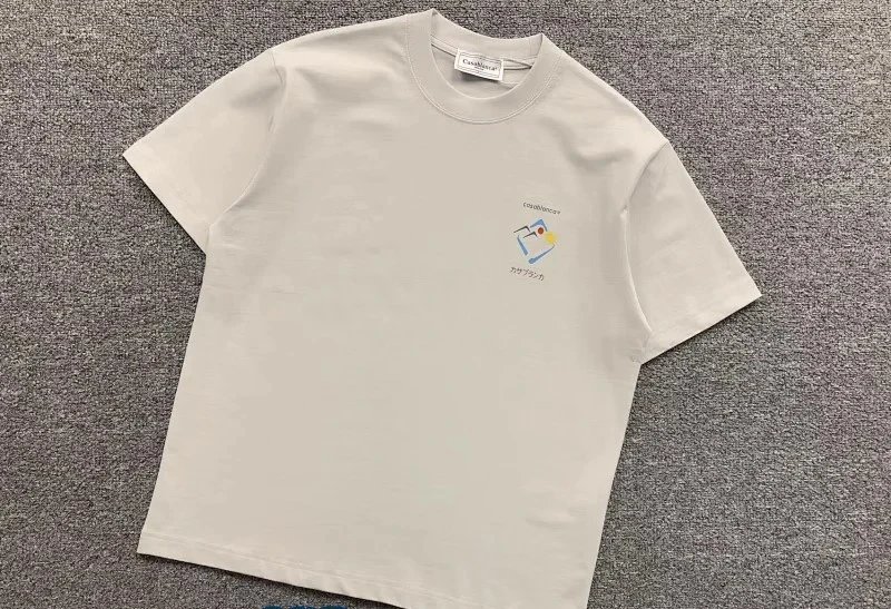 Casablanca T-Shirts Short-Sleeve Graphic T-Shirt — 7