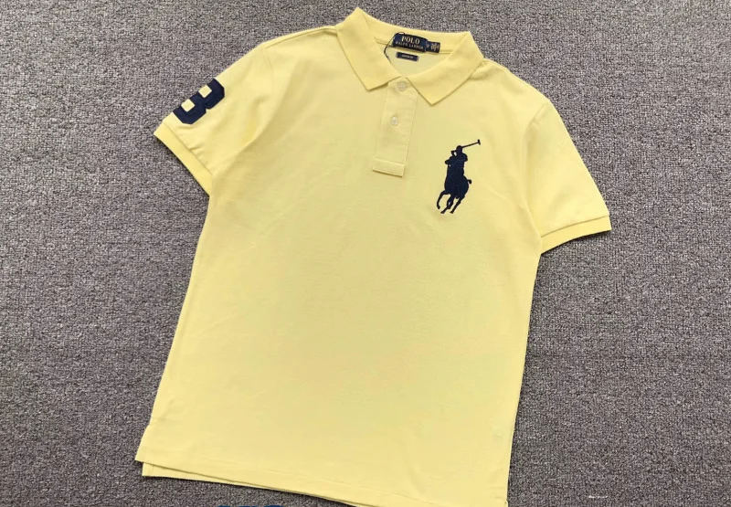 Ralph Lauren T-Shirts Short-sleeve polo shirt with Big Pony embroidery and sleeve 3 patch — 19