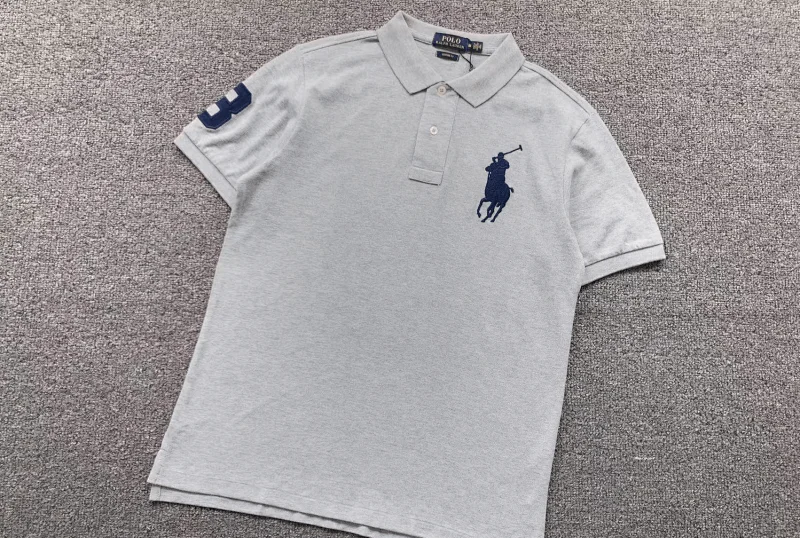 Ralph Lauren T-Shirts Short-sleeve polo shirt with Big Pony embroidery and sleeve 3 patch — 8