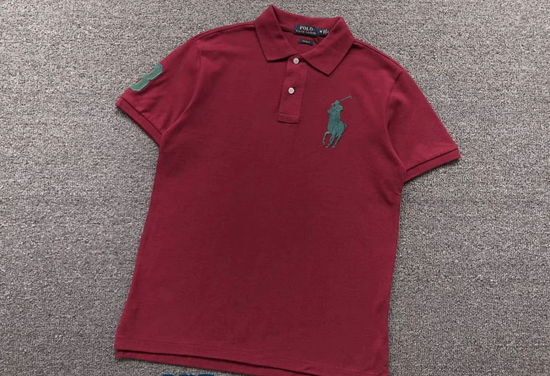 Ralph Lauren T-Shirts Short-sleeve polo shirt with Big Pony embroidery and sleeve 3 patch — 9