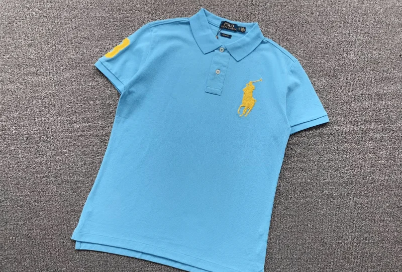 Ralph Lauren T-Shirts Short-sleeve polo shirt with Big Pony embroidery and sleeve 3 patch — 11