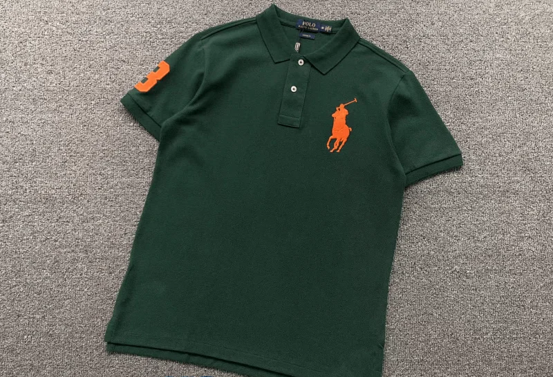 Ralph Lauren T-Shirts Short-sleeve polo shirt with Big Pony embroidery and sleeve 3 patch — 20