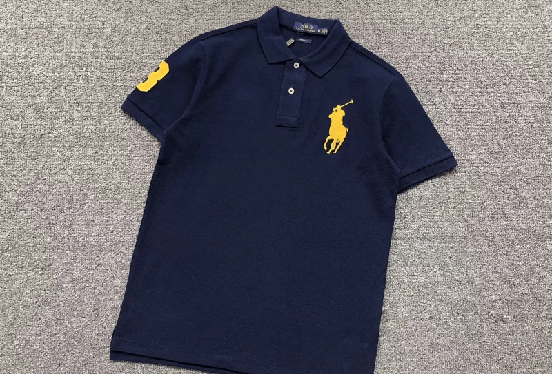 Ralph Lauren T-Shirts Short-sleeve polo shirt with Big Pony embroidery and sleeve 3 patch — 6