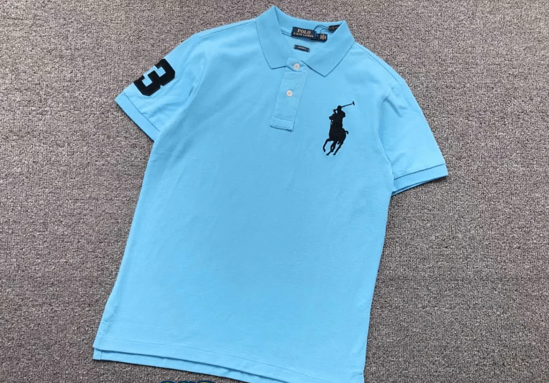Ralph Lauren T-Shirts Short-sleeve polo shirt with Big Pony embroidery and sleeve 3 patch — 14