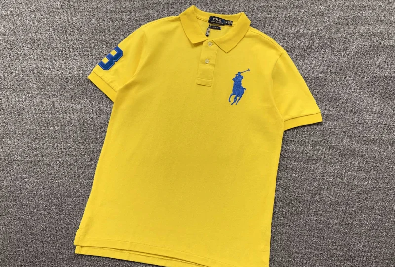 Ralph Lauren T-Shirts Short-sleeve polo shirt with Big Pony embroidery and sleeve 3 patch — 16