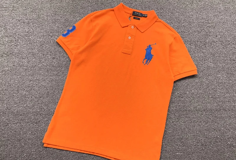 Ralph Lauren T-Shirts Short-sleeve polo shirt with Big Pony embroidery and sleeve 3 patch — 12