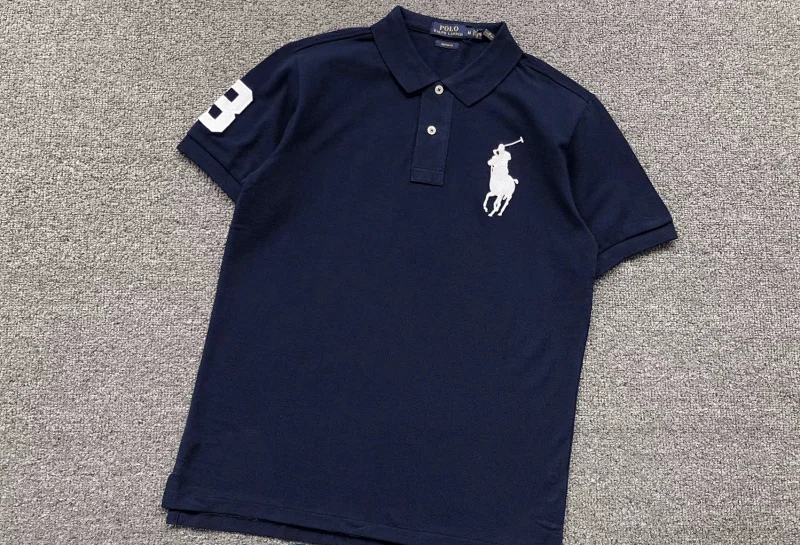 Ralph Lauren T-Shirts Short-sleeve polo shirt with Big Pony embroidery and sleeve 3 patch — 4