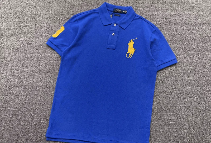 Ralph Lauren T-Shirts Short-sleeve polo shirt with Big Pony embroidery and sleeve 3 patch — 13