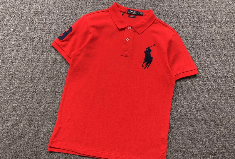 Ralph Lauren T-Shirts Short-sleeve polo shirt with Big Pony embroidery and sleeve 3 patch — 15