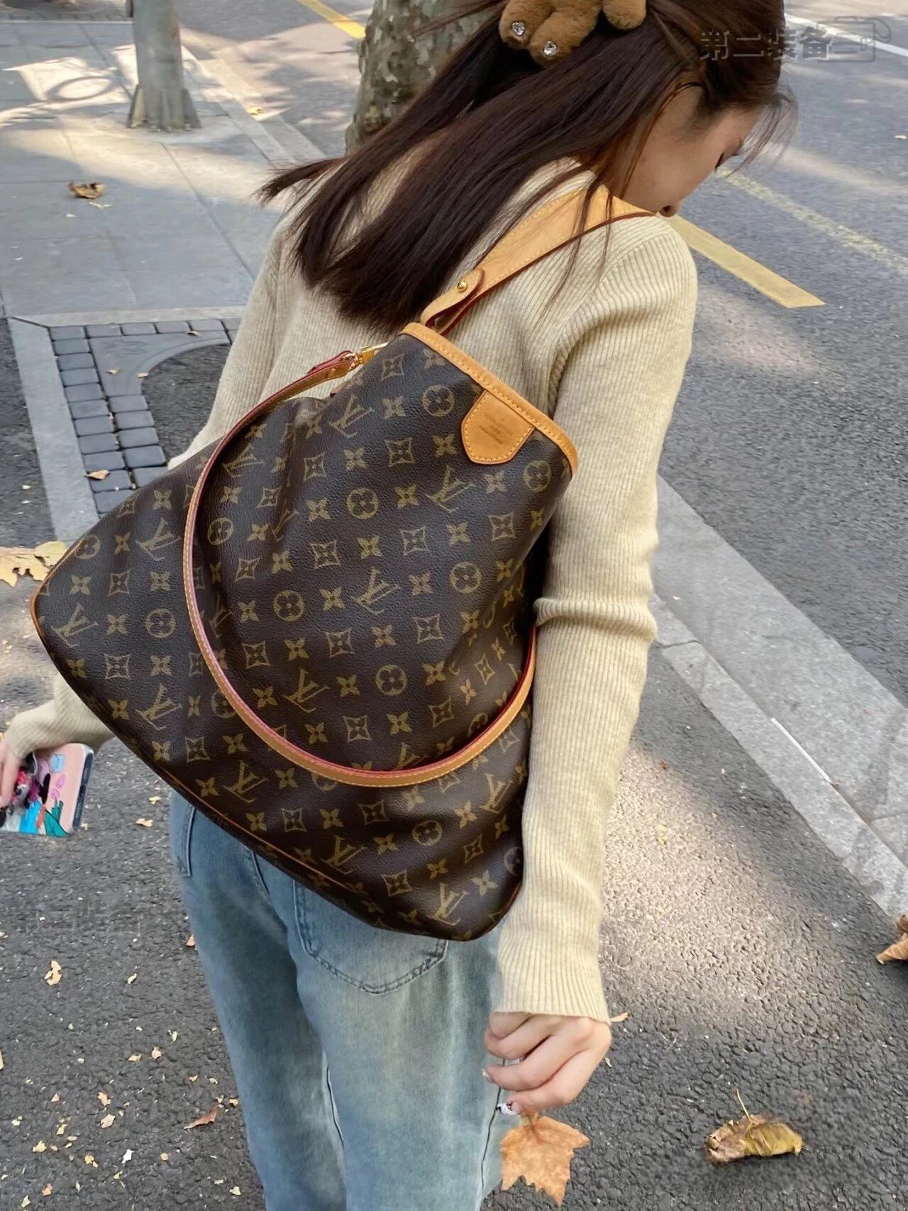 Louis Vuitton Monogram Canvas Neo Noé Shoulder Bag Brown - 17