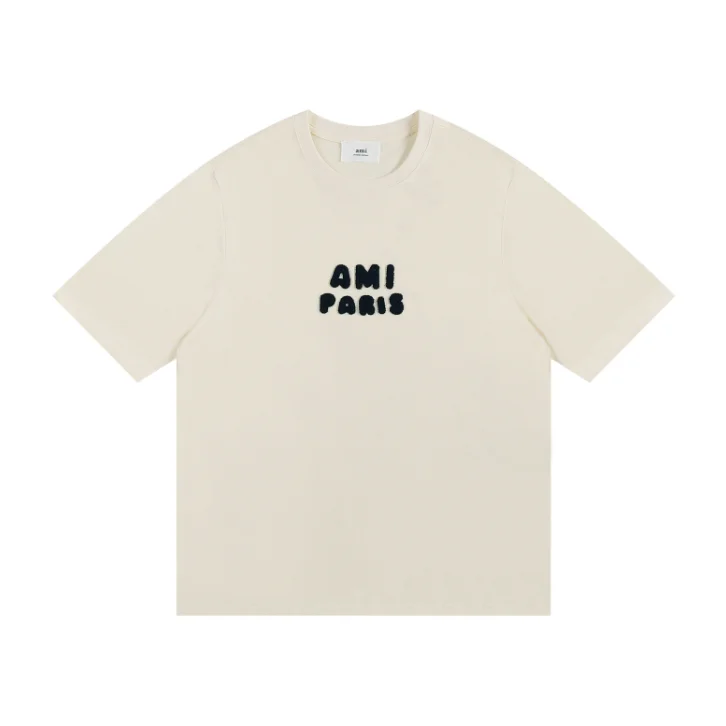 AMI Paris Beige T-Sh