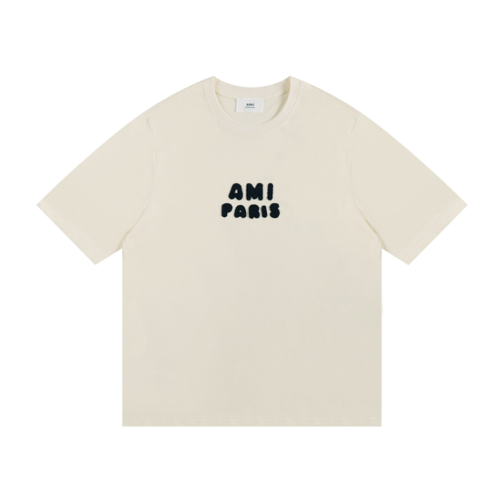 AMI Paris Beige T-Shirt