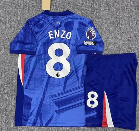 25-26 Chelsea Jersey — Home Top Shorts [Enzo 8 number】 colorway — USFans Spreadsheet photo