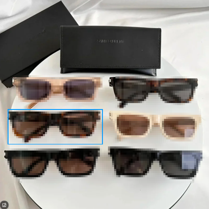 Saint Laurent Tortoise Shell Sunglasses