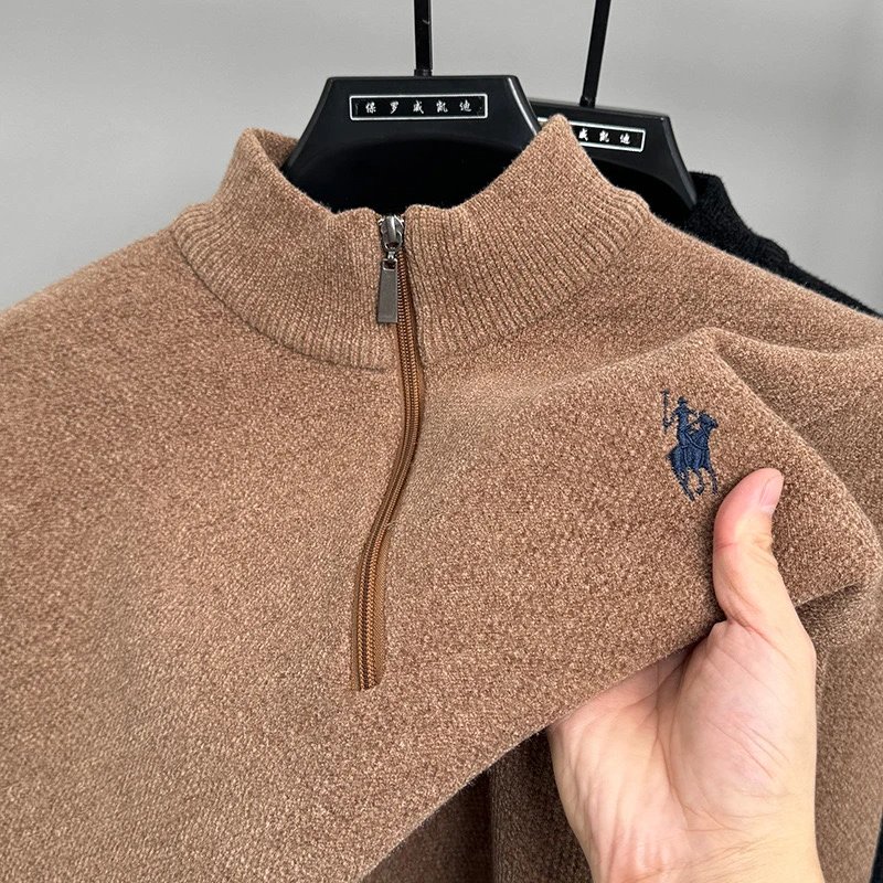 Ralph Lauren Half-Zip Stand-Up Collar Sweater photo 3