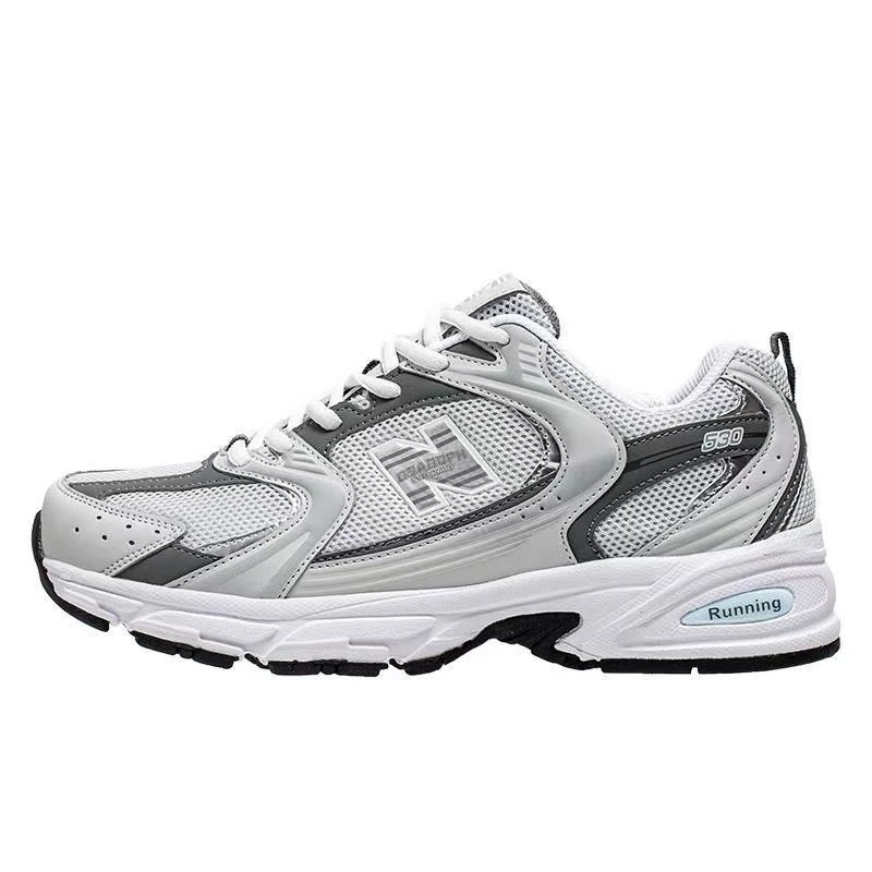New Balance 530 White Mesh Chunky Sneakers