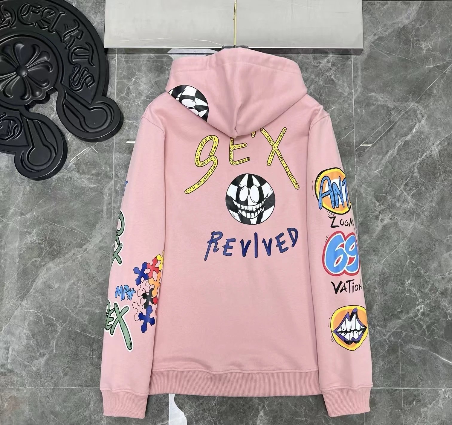 Chrome Hearts Cross-Panel Hooded Sweatshirt photo 4