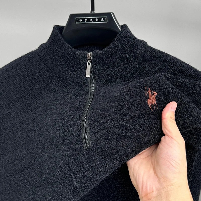 Ralph Lauren Half-Zip Stand-Up Collar Sweater photo 4