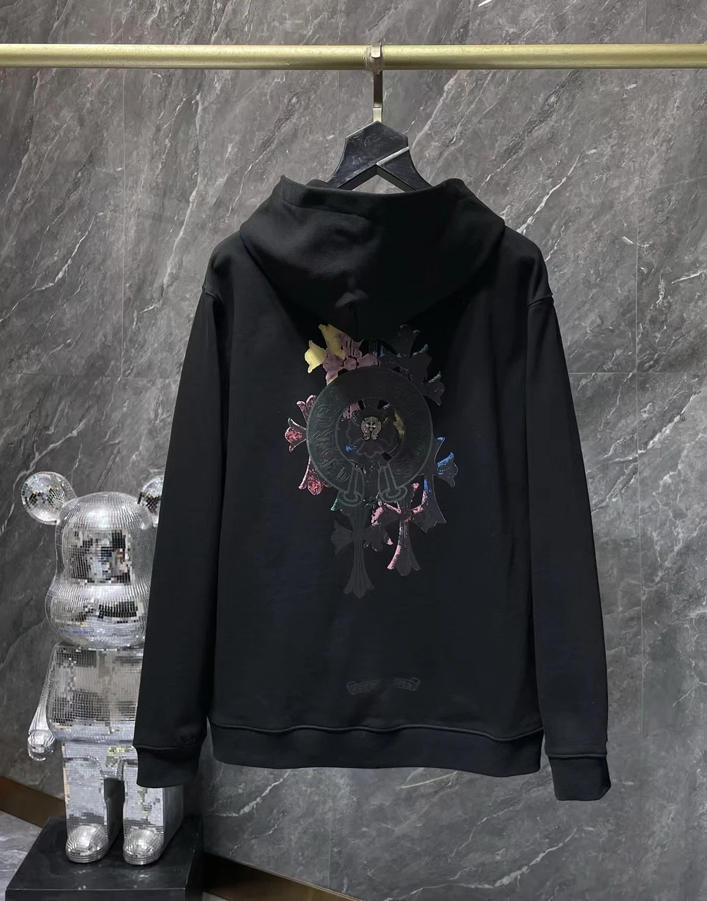 Chrome Hearts Cross-Panel Hooded Sweatshirt photo 8