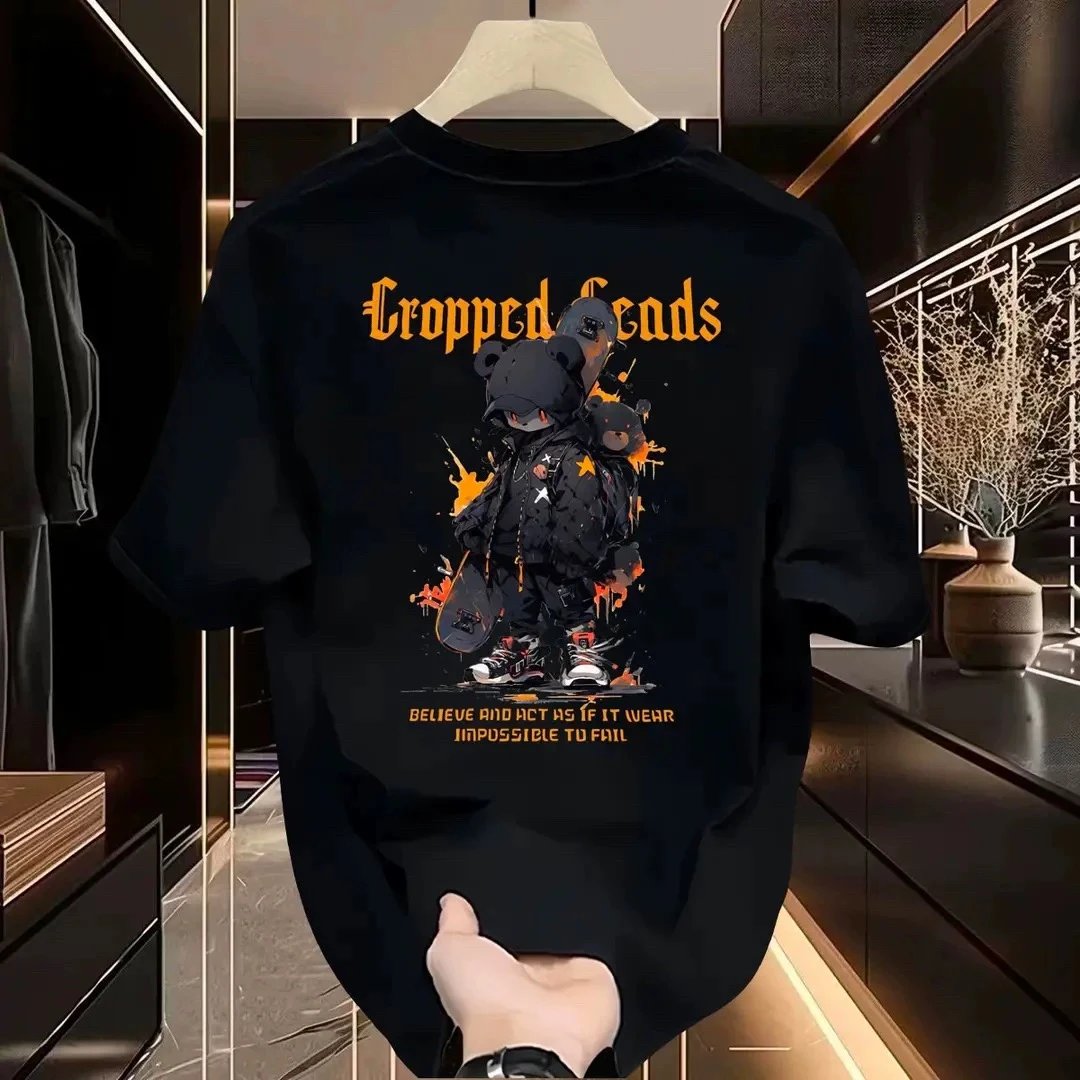 Cropped Heads Black 