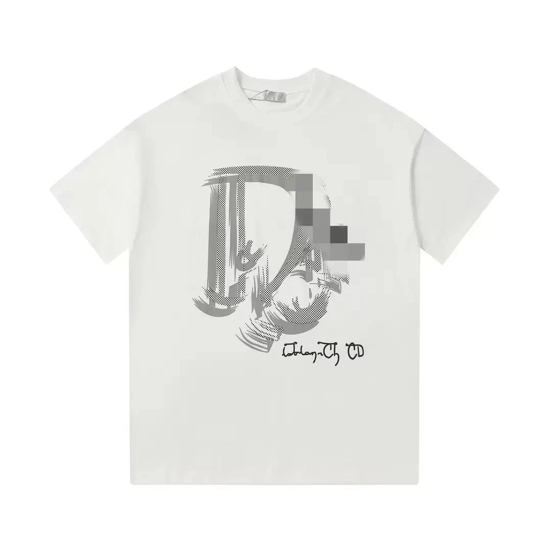 Dior White Graphic T