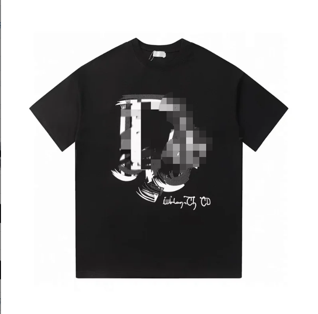 Black Graphic T-Shir