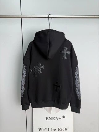 Chrome Hearts Cross-Panel Hooded Sweatshirt photo 6