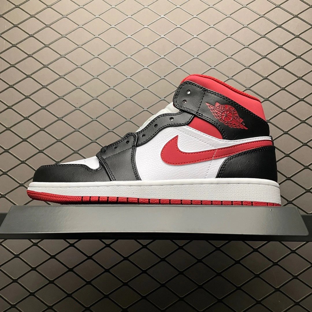 Air Jordan Retro Red Black White High Top Sneakers