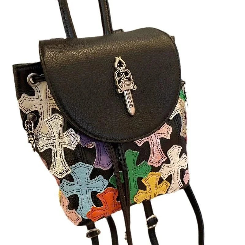 Chrome Hearts Leather Backpack