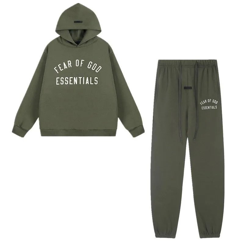 Fear of God Essentials Set 2-Piece Olive