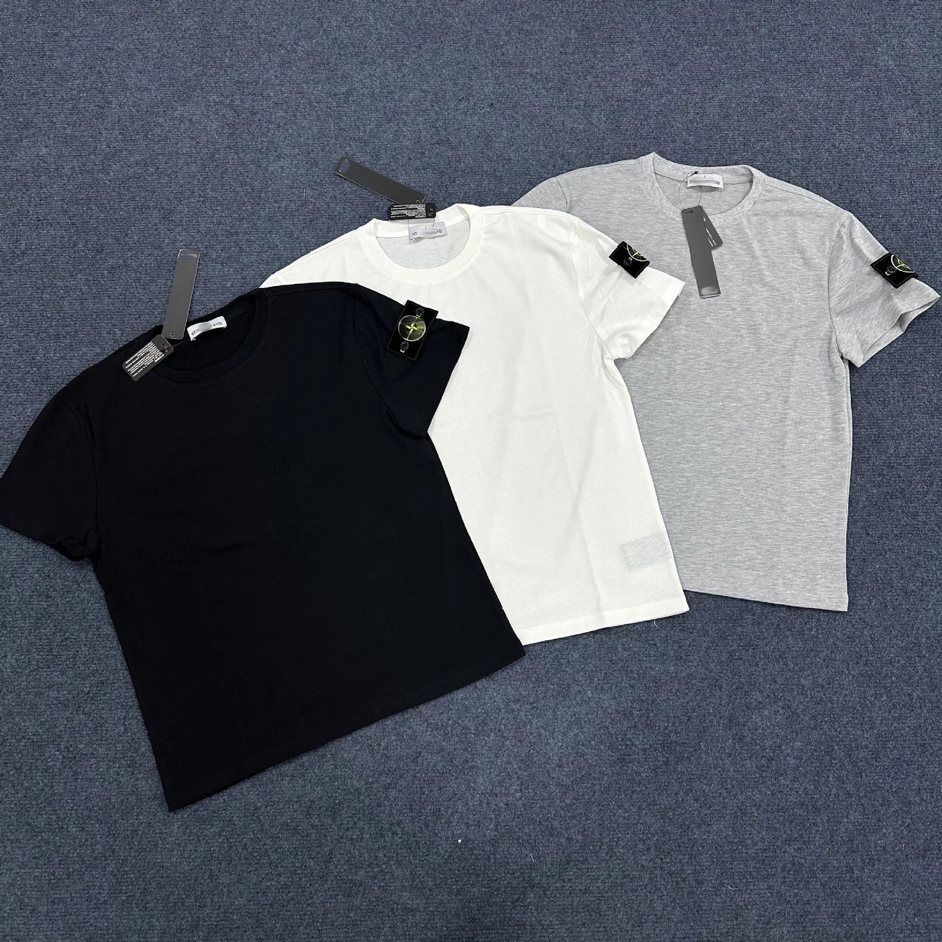 Summer New Style Short Sleeve Tee & Shorts Casual Solid Crew Neck Couple's Set - Tor