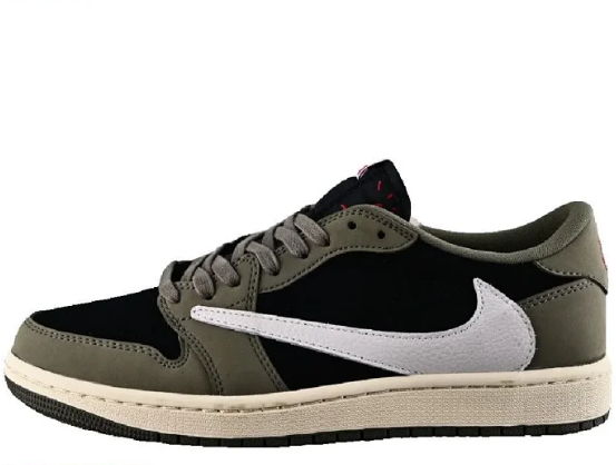 AJ1 Low Top Dark Green Barb