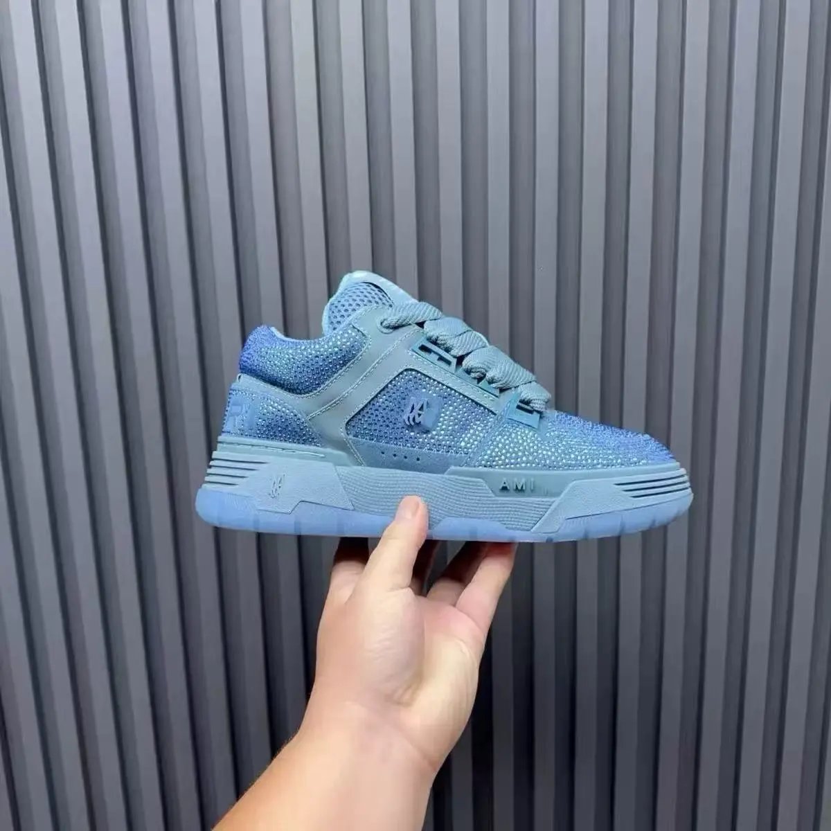 AMIRI Sneakers MA Skyline low-top — Full Blue Diamond