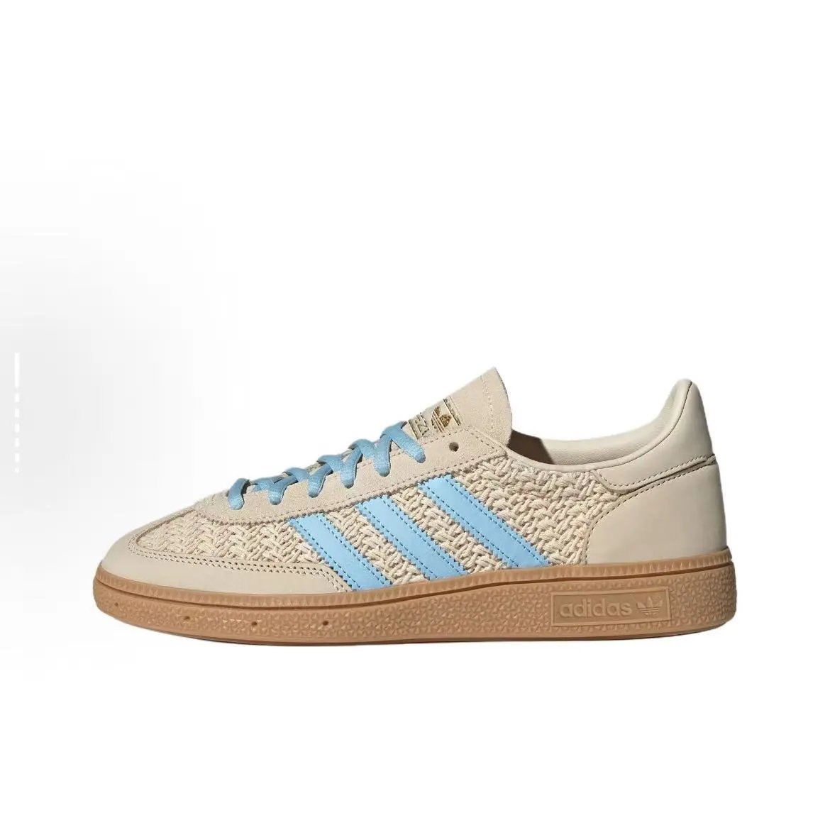 Adidas Originals Samba OG Woven Beige Blue Sneakers - 4