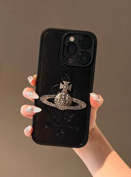 Vivienne Westwood Orb Phone Case Black - 1