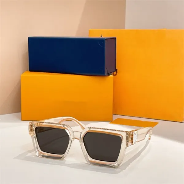 Louis Vuitton Square Frame Transparent Acetate Sunglasses - 1