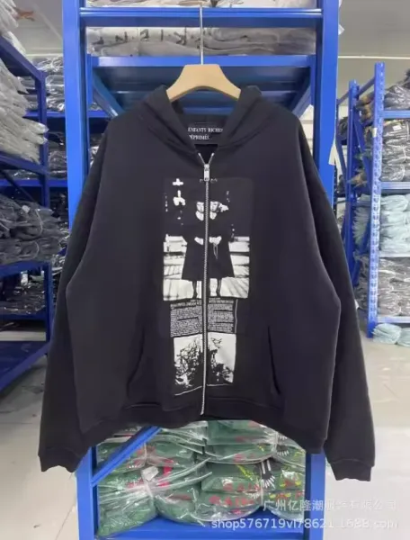 Design Benny's Video Graphic Hoodie Black Hoodie - 5