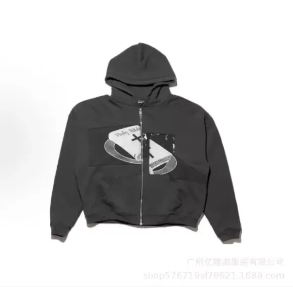 Design Benny's Video Graphic Hoodie Black Hoodie - 11