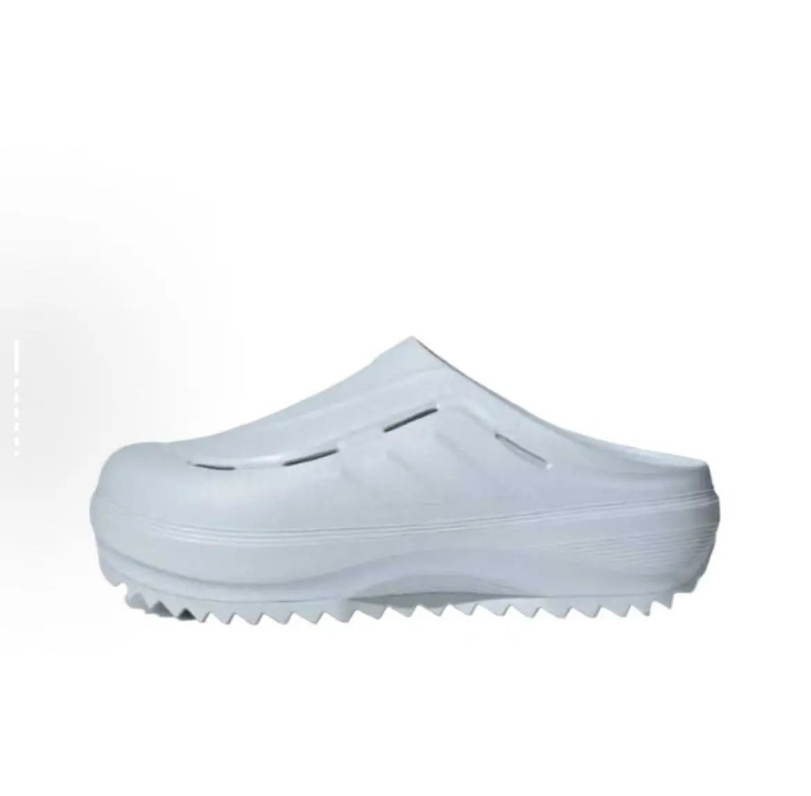 Design Clog Slip-On White Work Shoe Slippers - 1