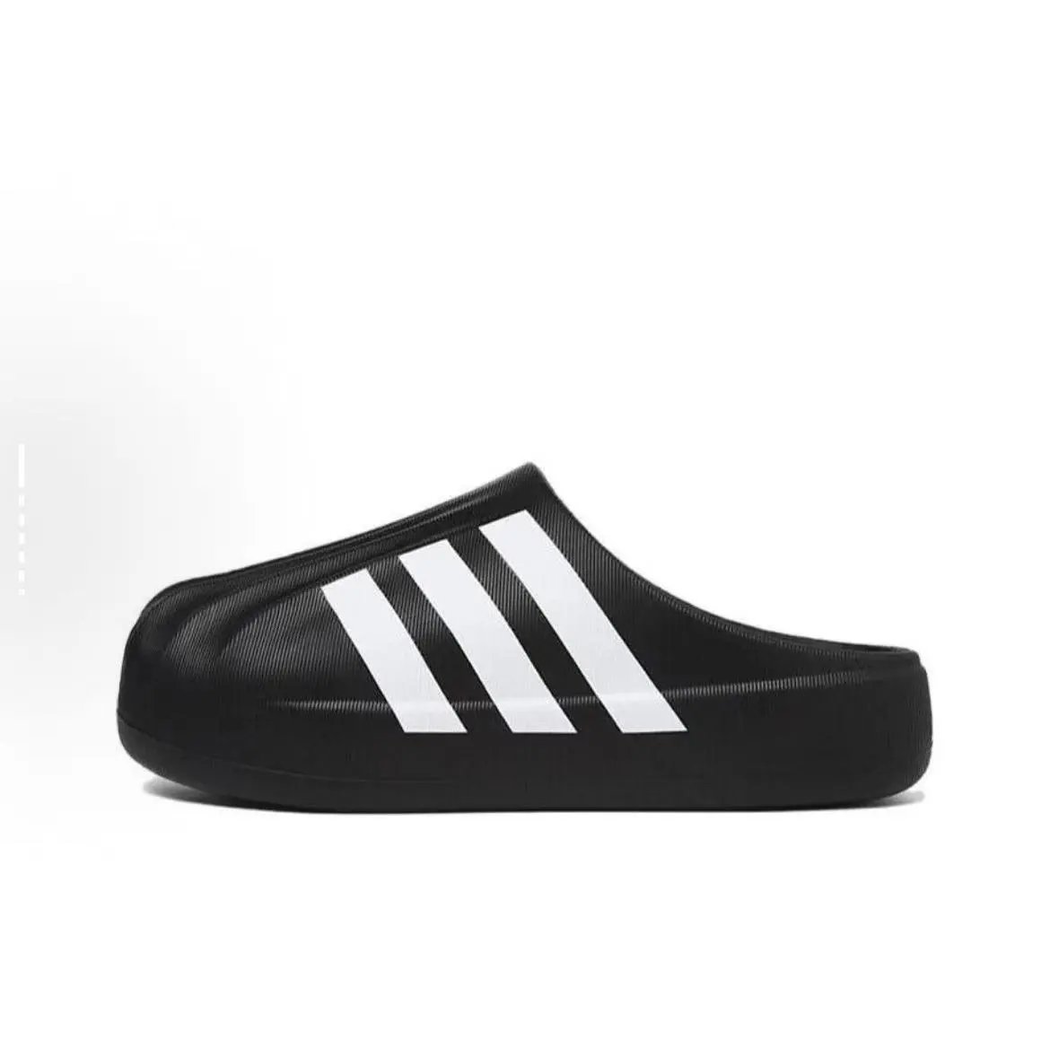 Design Clog-Style Platform Slip-On White Shoes Slippers - 4