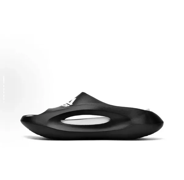 Design Slide Sandal Black Slippers - 1
