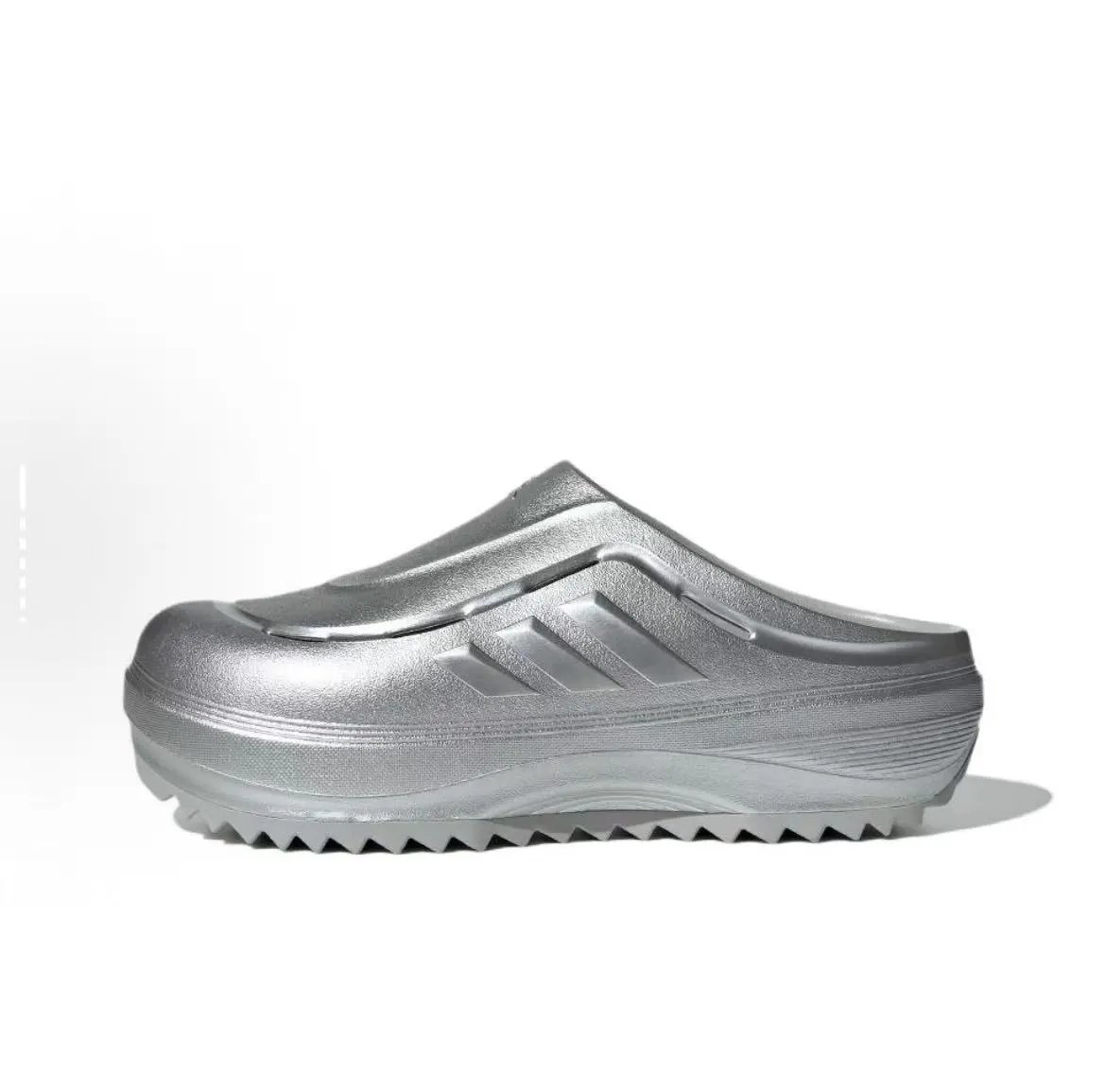 Design Clog-Style Platform Slip-On White Shoes Slippers - 8