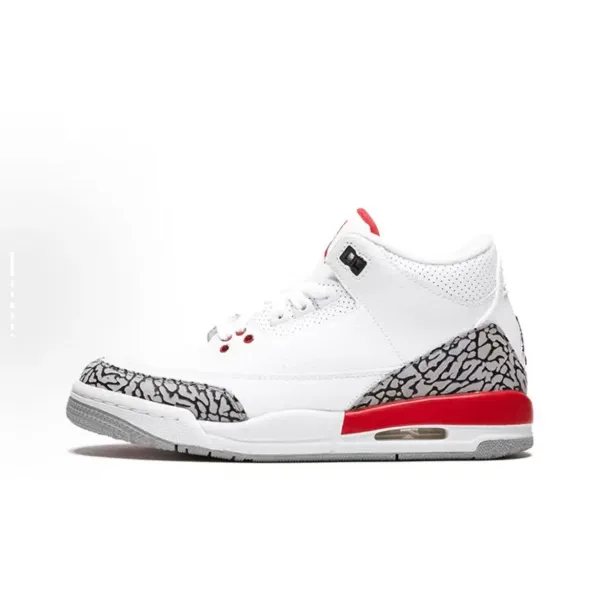 Air Jordan 3 White Cement Blue Sneakers Basketball Shoes - 4