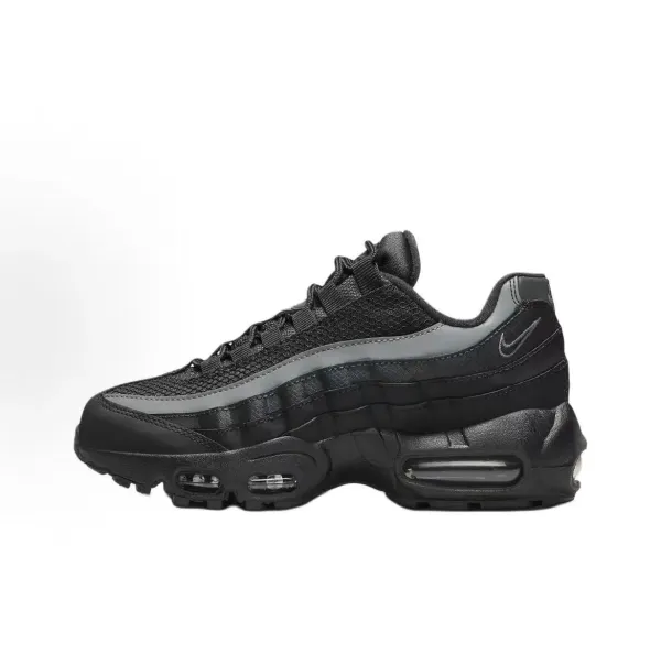 Nike Air Max 95 Grey Volt Black Sneakers Running Shoes - 4