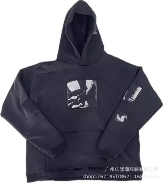 Design Benny's Video Graphic Hoodie Black Hoodie - 6