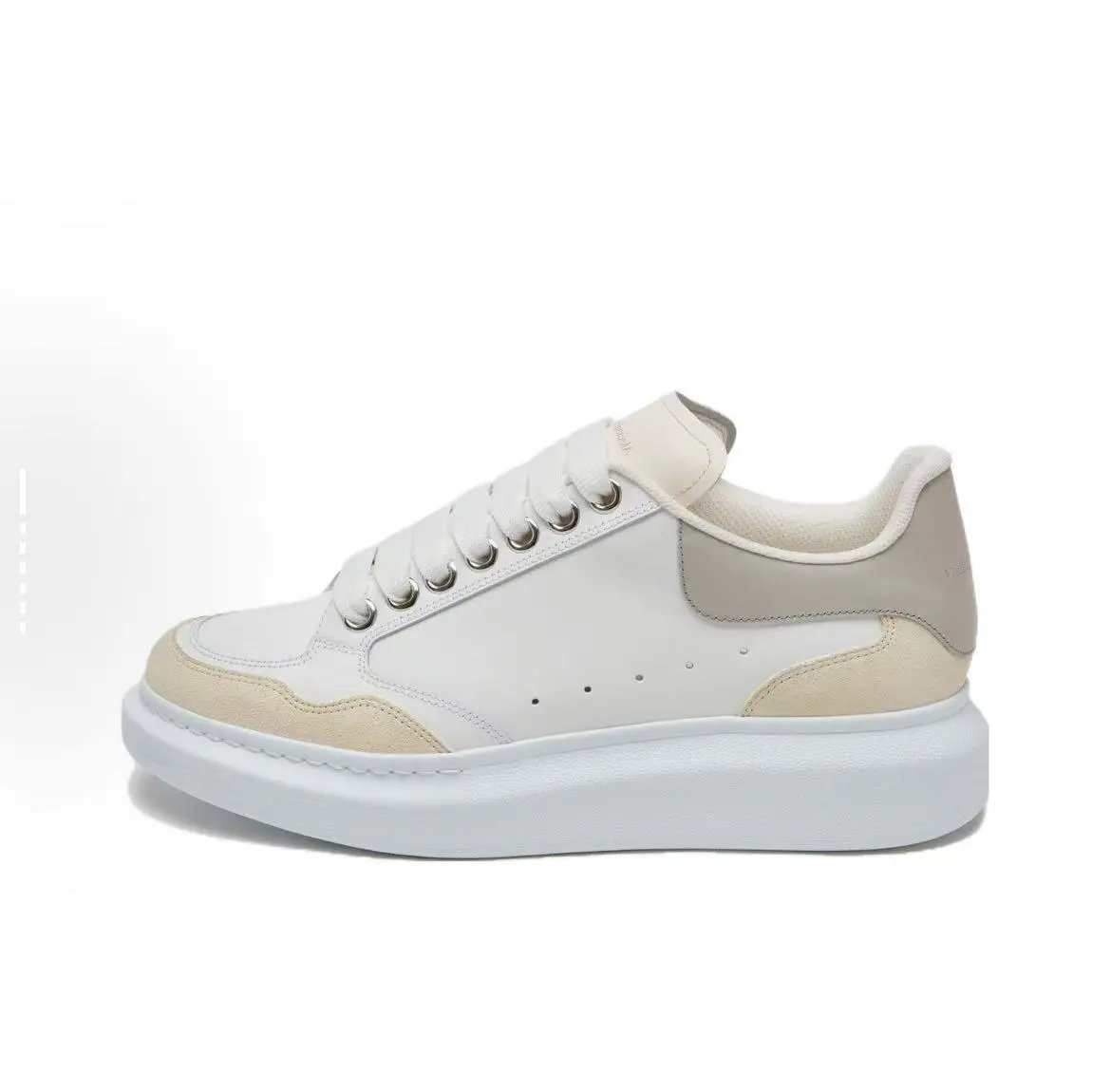 Alexander McQueen Oversized Sneaker White Beige Chunky Sneakers