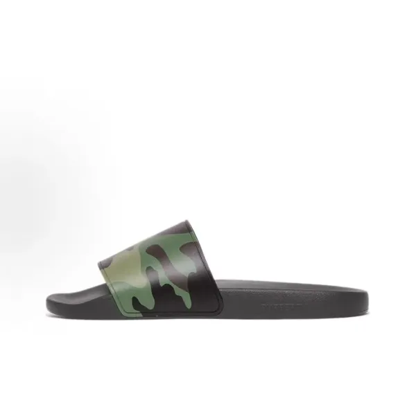 Burberry Check Slide Sandals Black Slippers - 5