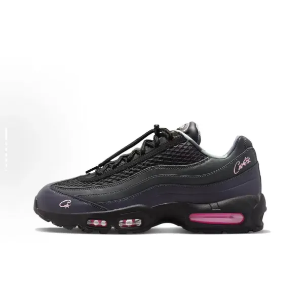 Nike Air Max 95 Grey Volt Black Sneakers Running Shoes - 3